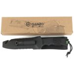Ніж Ganzo G8012V2-BK чорний (G8012V2-BK) з паракордом - Зображення 8