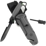 Ніж Ganzo G8012V2-GY сiрий (G8012V2-GY) з паракордом - Зображення 3