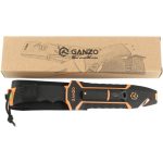 Ніж Ganzo G8012V2-OR помаранчевий (G8012V2-OR) з паракордом - Зображення 9