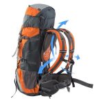 Рюкзак туристичний Naturehike NH70B070-B, 70 л + 5 л, помаранчевий - Зображення 3