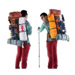 Рюкзак туристичний Naturehike NH70B070-B, 70 л + 5 л, помаранчевий - Зображення 5