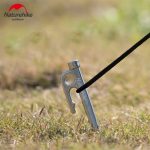 Кілок сталевий Naturehike NH19PJ014, 25 см, сірий - Зображення 3