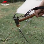 Кілок сталевий Naturehike NH19PJ014, 25 см, сірий - Зображення 4