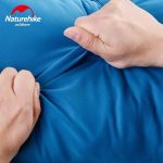 Подушка самонадувна Naturehike Sponge automatic NH17A001-L, світло блакитна - Зображення 4