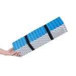 Килимок туристичний складаний одномісний IXPE Naturehike NH19QD008 з алюмінієвою плівкою, 185x56x1.8 см, жовтий для походів - Зображення 2