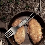 Виделка титанова складана Naturehike NH19C001-J сіра з мішечком - Зображення 2
