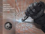 Fenix T6 тактична ручка з ліхтариком чорна - Зображення 8