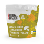 Грибна юшка з білими грибами