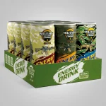 Energy Drink MIX — набір з 12 банок (Classic / Персик / Яблуко)